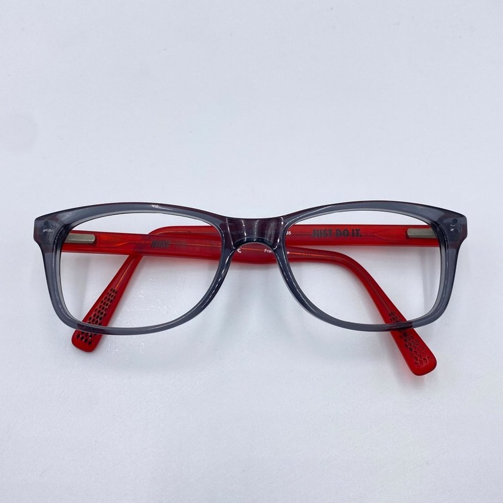 Nike 5538 070 Glasses Frames (No lenses) Black with Red With hard case